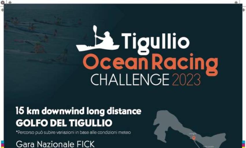 Ocean canoe race in Tigullio Gulf, October 21-22, 2023.